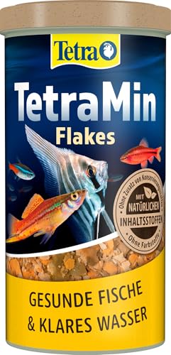 TetraMin Flakes - Fischfutter in Flockenform für alle Zierfische, ausgewogene Mischung für gesunde...